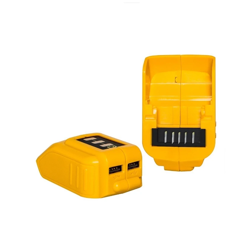 Высокое качество DCB090 12 В/20 в максимальный источник питания USB для Dewalt Беспроводная мощность USB зарядное устройство США со склада