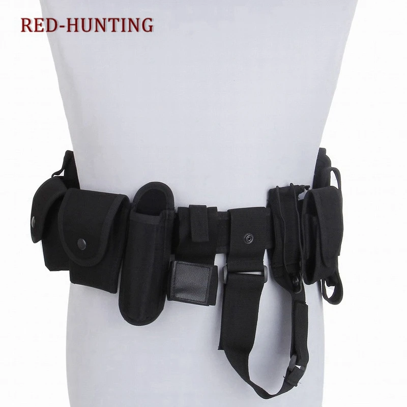 Outdoor Tactical Belt Multifunctional Security Training Guard Utility