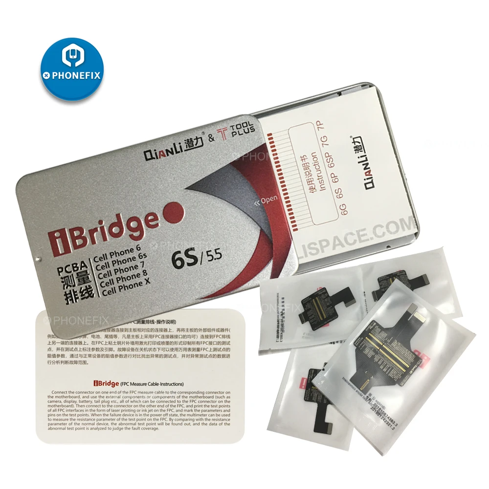 Тестовый Кабель QianLi iBridge FPC для iPhone 6 6S 7 7P проверки дефектов материнской платы с