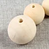 20pcs/lot Natural Ball Wood Beads Round Wooden Spacer Beads For DIY Jewelry Craft Material 18/20/25/30/35/40mm Pick Size ► Photo 1/5