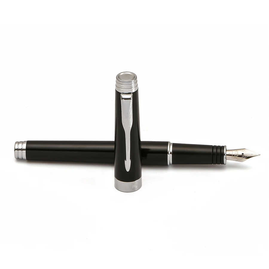 

Executive Fountain pen Fine nib Premier Arrow clip Silver trim Jinhao 997 Stationery Office signature School supplies F565