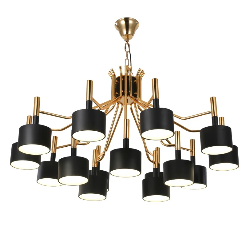 

Iron Country Pendant Light 12 Lights. Creative minimalist loft industrial cafe bar restaurant studio suspension luxury droplight