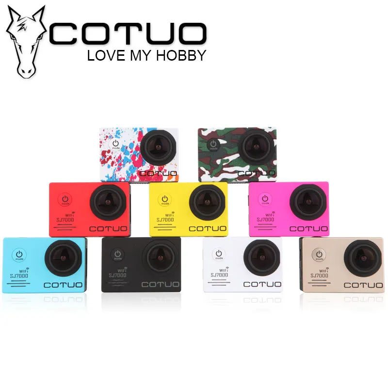 COTUO CS70 экшн-камера Full HD 1080 P 30FPS Novatek96655 Wifi Водонепроницаемая 30 м Дайвинг уличная спортивная камера go sj профессиональная камера 4000