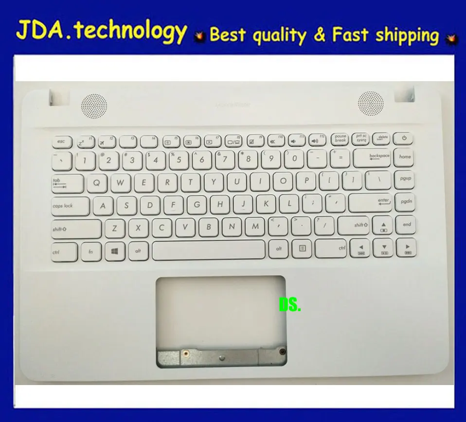 Wellendorf 96% /org палмрест Топ чехол для ASUS X441S A441U A441N X441N X441U R414U F414U США Клавиатура рамка верхняя крышка, белый