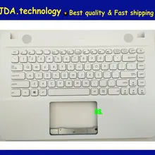 Wellendorf 96% /org палмрест Топ чехол для ASUS X441S A441U A441N X441N X441U R414U F414U США Клавиатура рамка верхняя крышка, белый