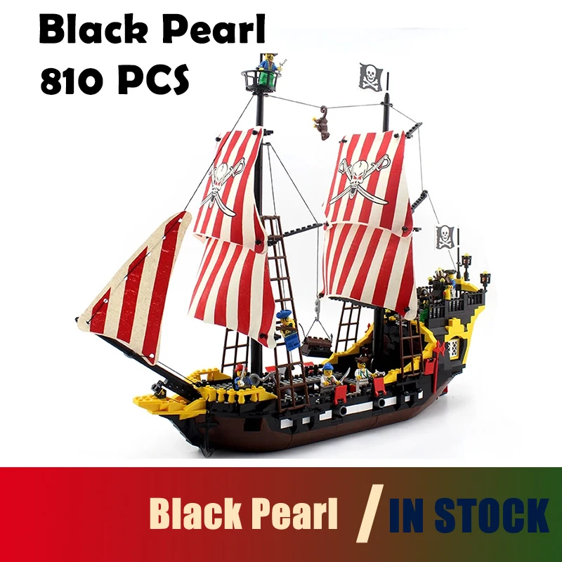

Compatible with lego 308 Pirates Ship Series Model building kits Black Pearl Educational building toys hobbies for children