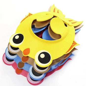 

Children Animal Cute Waterproof Cap Safety Baby Shampoo Cap Kids Bath Visor Hat Adjustable Baby Shower Cap Protect Eyes