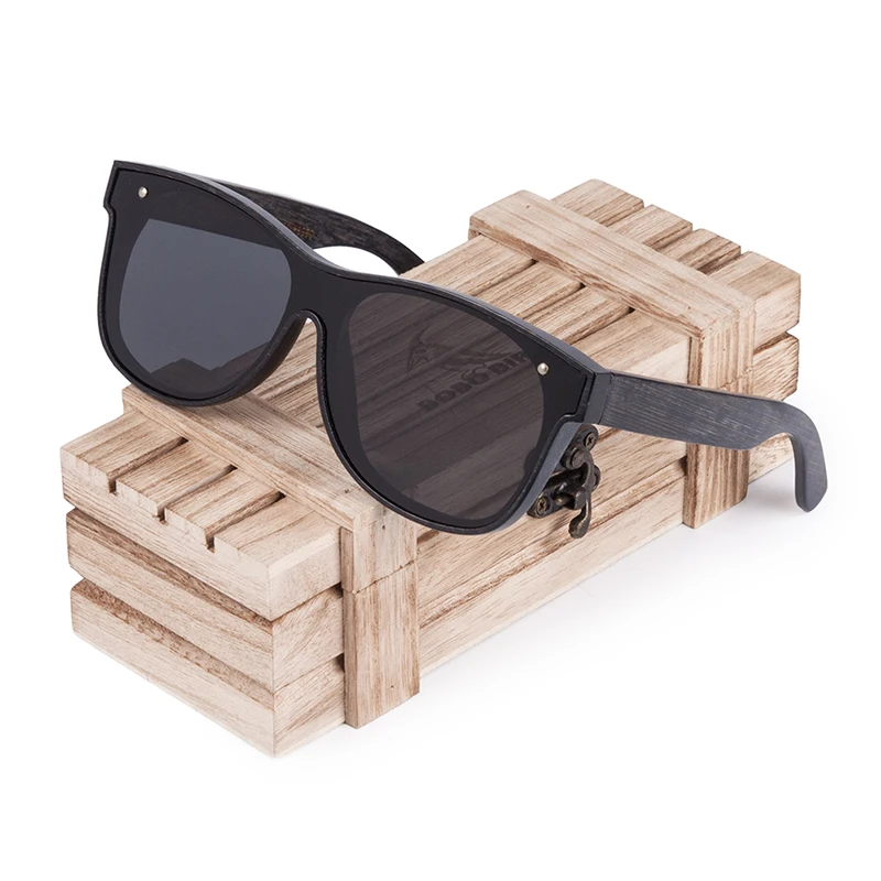 BOBO BIRD Luxury Sunglasses Wooden Polarized Eye Wear Women Men with Gift Wood Box Dropshipping U-DG16