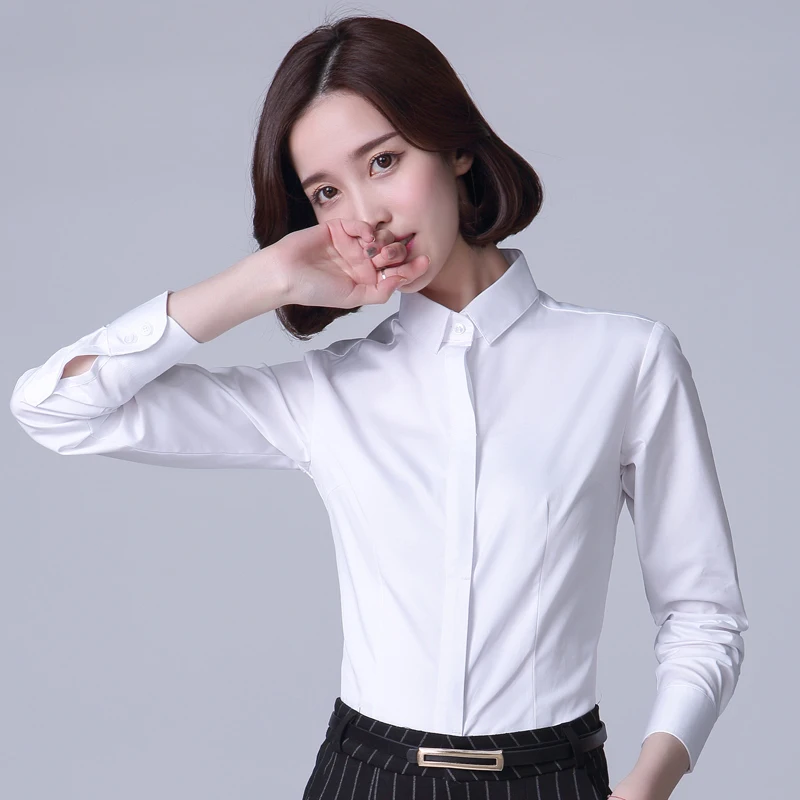  Fashion Formal Shirt Women Clothes 2020 New Long Sleeve Occupational Blouse Elegant OL Office Ladie