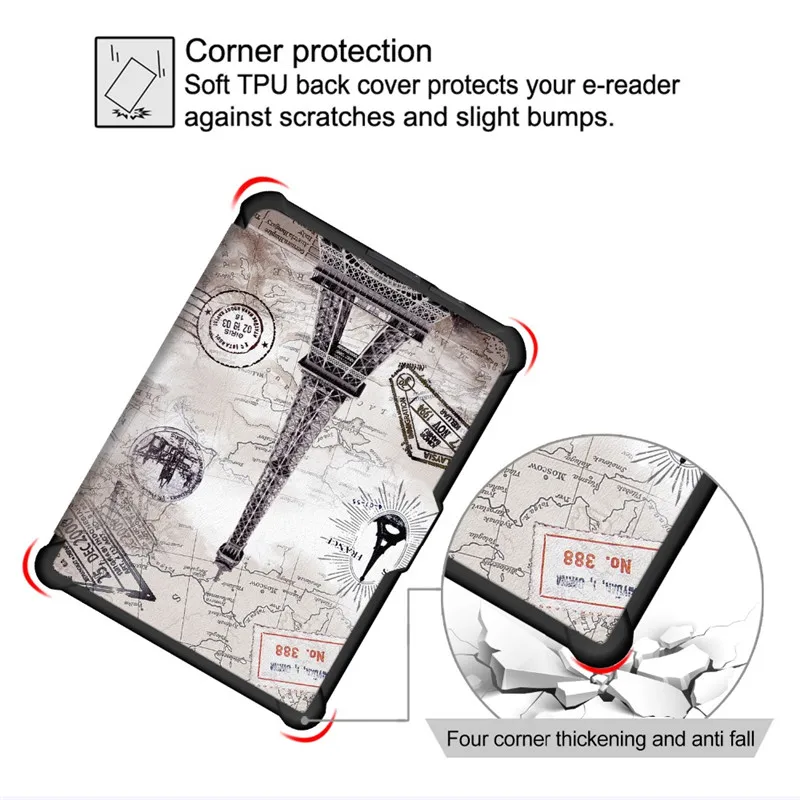 Тонкий чехол для нового Kobo Clara HD 6 0 &quot2018 электронной книги Smart Wake Up Stand kobo Clear N249 Ereader