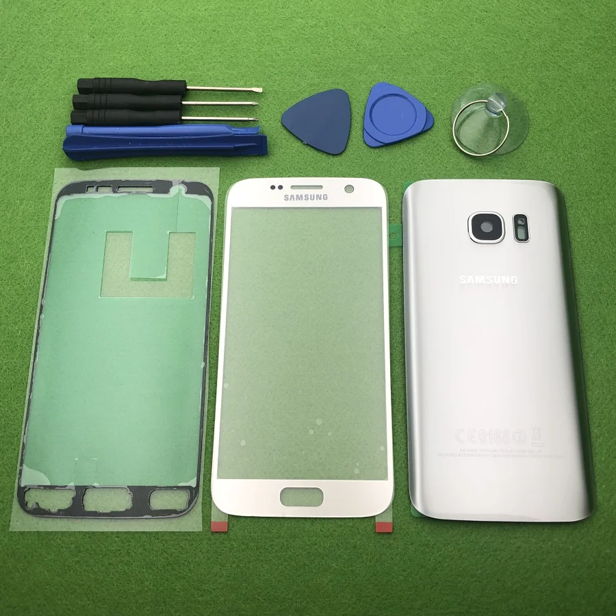 Оригинальный стеклянный объектив для Samsung Galaxy S7 G930 Edge G935F задняя крышка
