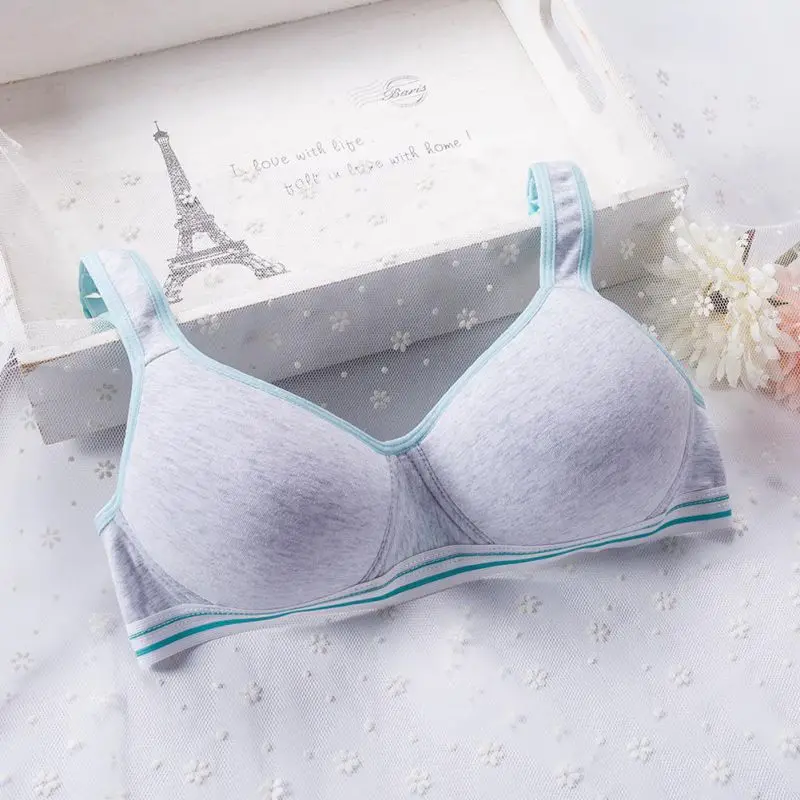 Comfortable Thin Underwear Push up Adjustable Lingerie For Teenagers Children Bralette