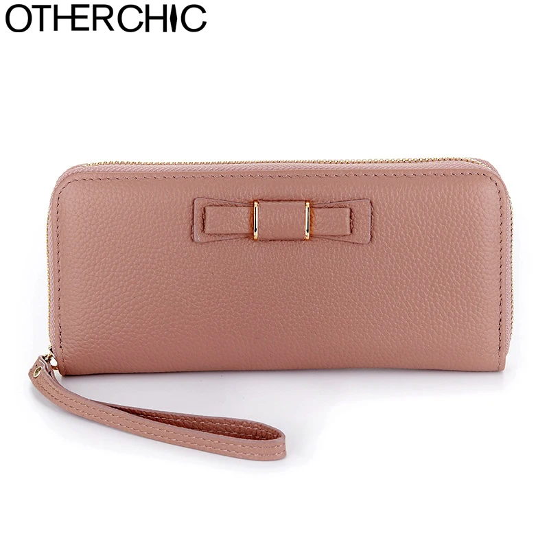 

Women Long Wallet Brand Clutch Wallet Phone Zipper Card Money Clip Bowknot Bag Women Purse Wallets Bow Female Purses 6N02-08