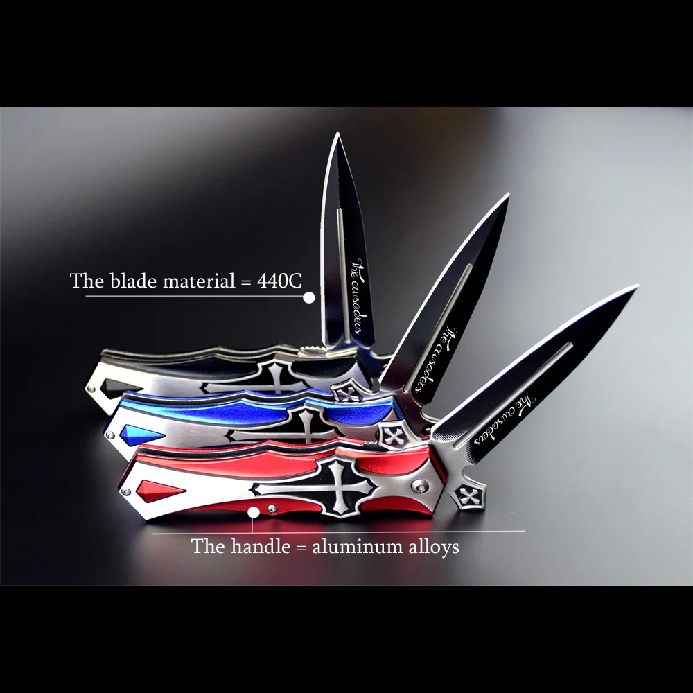 

ZASSHU tactical high hardness knife Wild survival multi-function folding knife self-defense outdoor knives