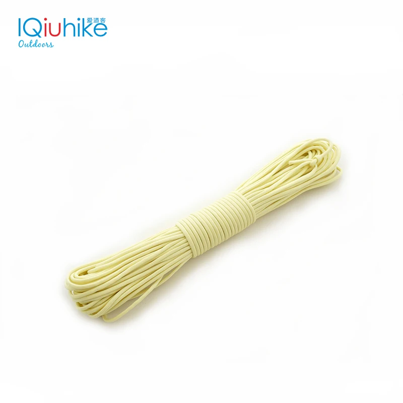 10-31 متر 550Lb مضيئة متوهجة نايلون paracord المظلة الحبل الحبل ل تسلق التخييم السفر إبزيم يتوهج في الظلام حبل