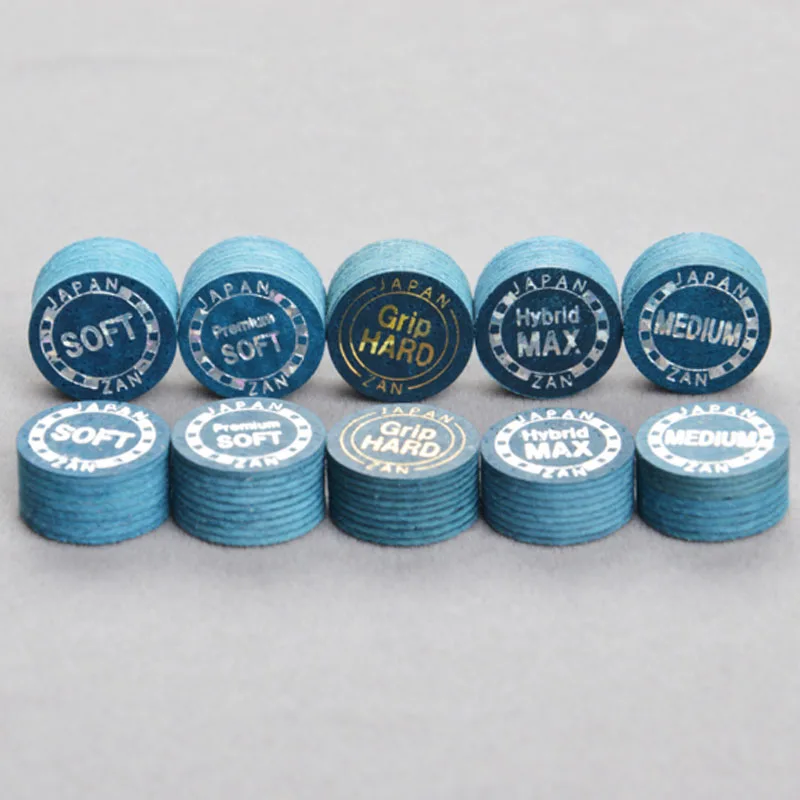 Standard Professional Billiard Zan Tip Premium 14mm Pool Cue Tips Japan HQ