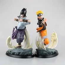 Huong Anime 27 CM TSUME Naruto Uzumaki sasuke uchiha Naruto Limited Edition Statue PVC Action Figure Resin Collection Model Toy
