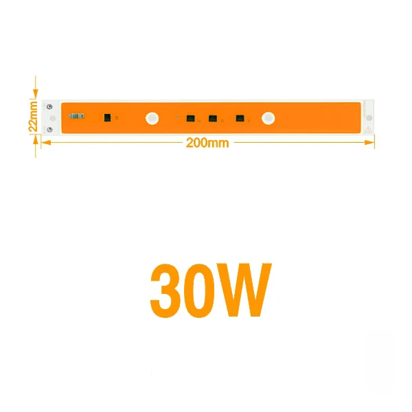 80 Вт 50 Вт 30 Вт Светодиодный светильник для выращивания растений из бисера COB Точечный светильник 220 в полный спектр растительный светильник ing для комнатных теплиц рост цветов - Испускаемый цвет: Light Bead 30W