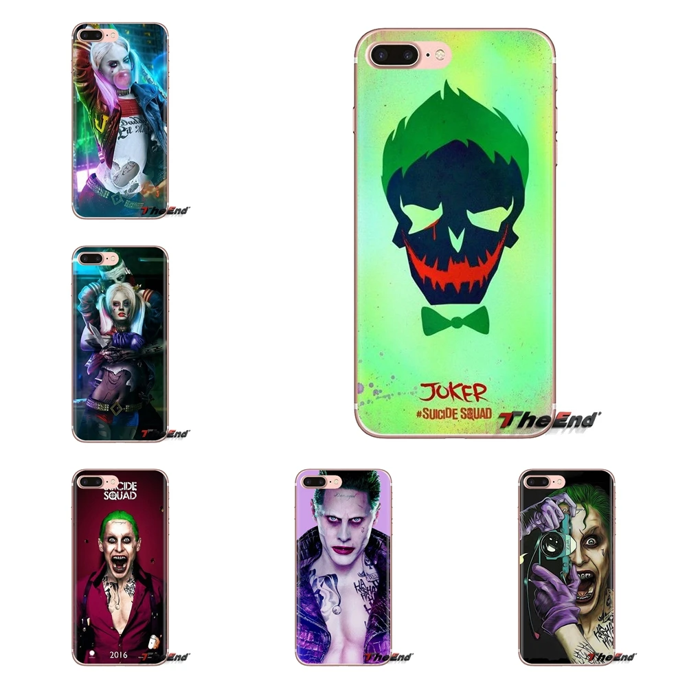 Suicide Squad Harley Quinn Joker For Samsung Galaxy S3 S4 S5 Mini S6 S7 Edge S8 S9 S10 Plus Note 3 4 5 8 9 Silicone Phone Covers |