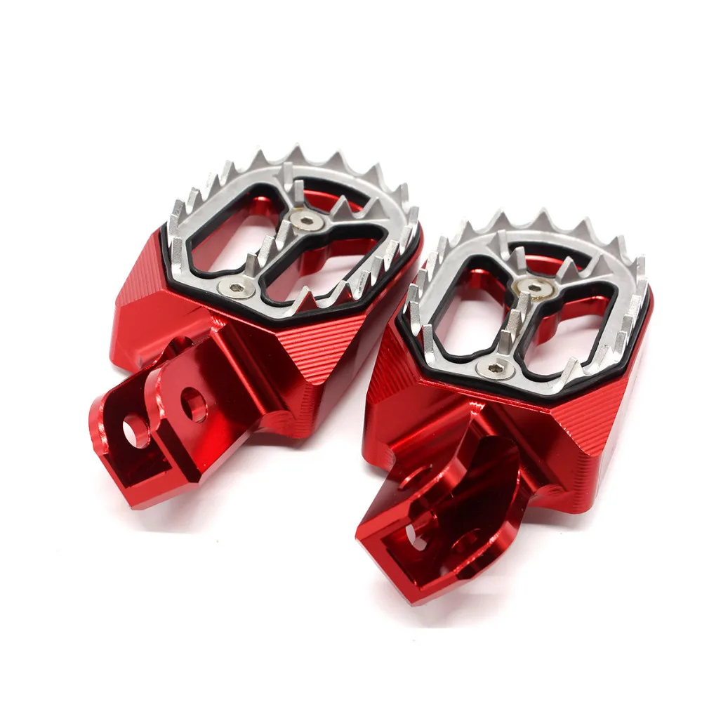 Aluminum CNC Motocross Dirt Pit Bike Foot Peg Pedal Footpegs Footrest For Honda CRF230 CRF230F CRF 230 2003 - 2017 2004 2005