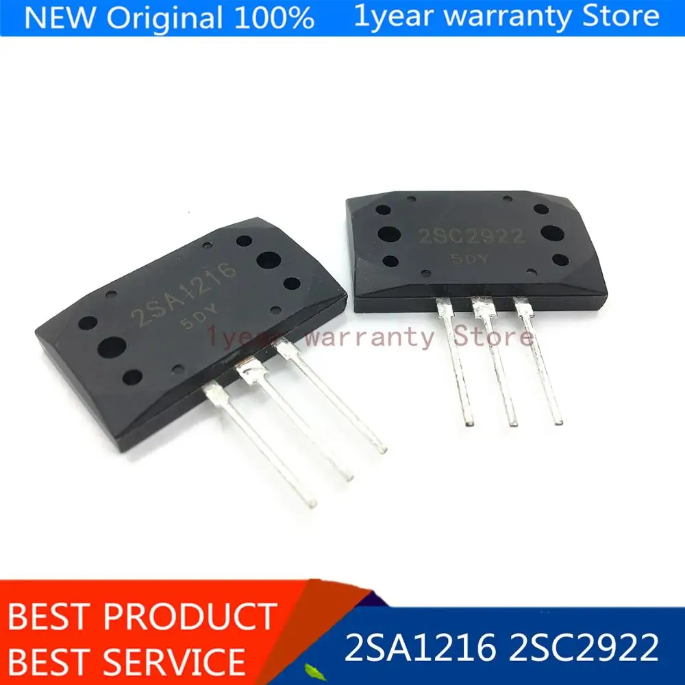 

5Pairs 2SA1216 2SC2922 MT-200 Silicon NPN + PNP Audio amplifier transistor