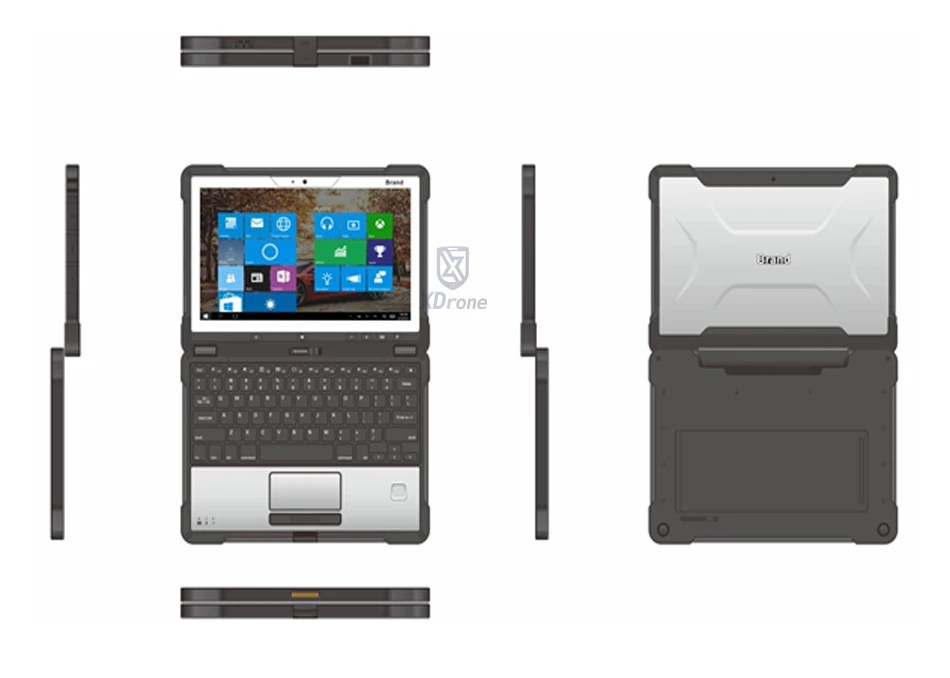 Китайский KX11 Прочный планшетный ПК с Windows 10 водонепроницаемый защищенный