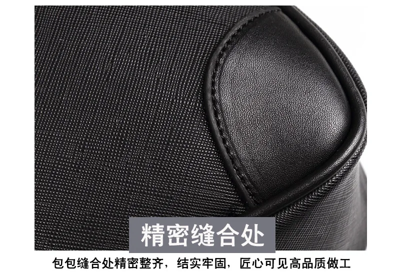 New Men's Handbag Fashion Business Briefcase Multifunctional High-end Portable PU Leather Bag Commuter OL Men's Computer Bag