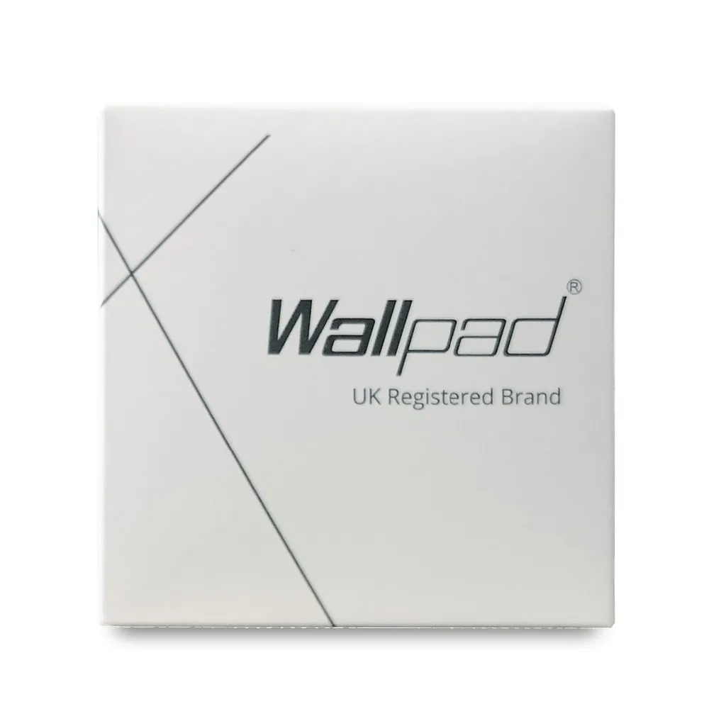 Wallpad K3 емкостный 2 банда светодиодный сенсорный диммер 4 цвета панель из закаленного стекла настенный Электрический светильник двойной переключатель для великобритании и Европы