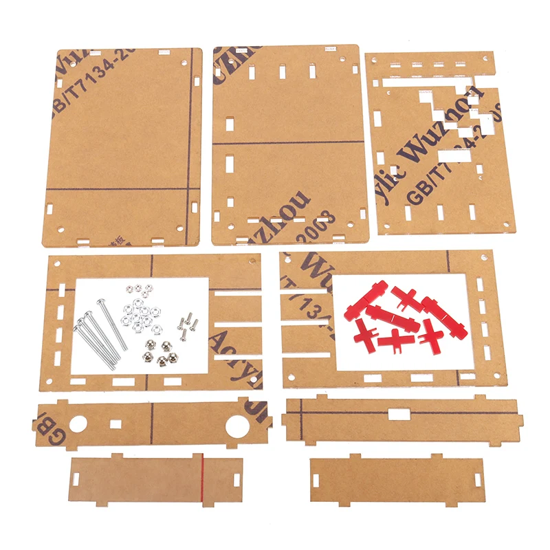 Прозрачный акриловый лист корпус модуля Корпус DIY комплект для DSO138 осциллограф 12,7x8,7x2,6