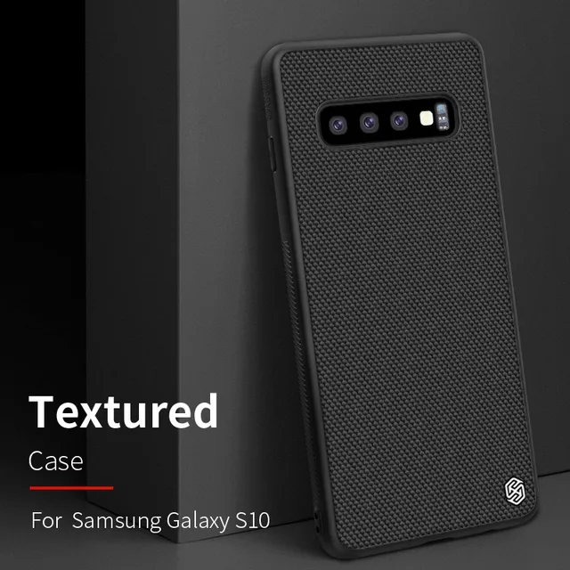 Best Price 3D textured case ffor Samsung galaxy S10 back cover 6.1" Business style case for samsung galaxy s10 soft TPU edge