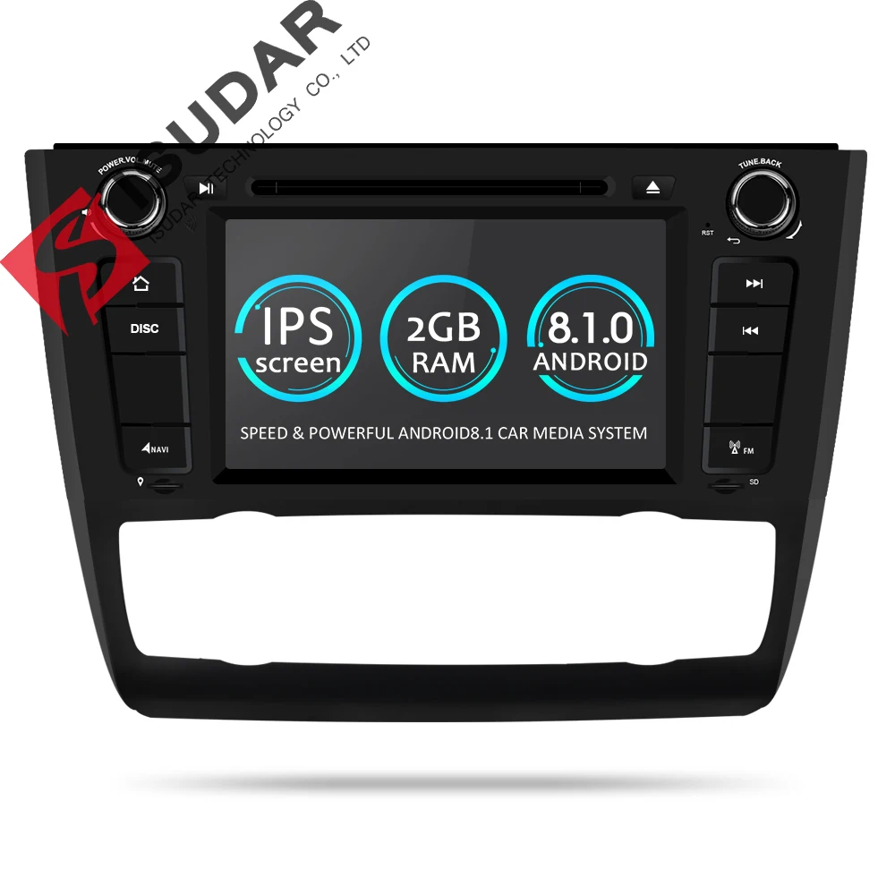 

Isudar 1 Din Car Multimedia Player GPS Andorid 8.1 DVD Automotivo For BMW 1 Series E81/E82/E88 2004-2011 DSP Wifi Radio FM 2+16G