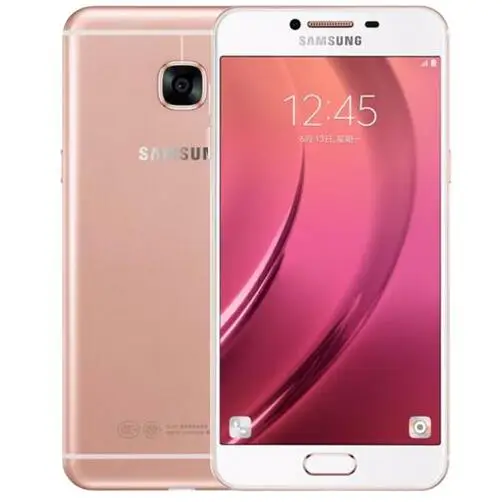 Мобильный телефон Samsung Galaxy C5 LTE c5000, четыре ядра, 1,2 \ 1,5 ГГц, 4 ГБ/32 ГБ, камера 16 МП, NFC - Цвет: pink