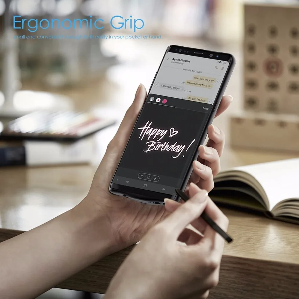 Прямая, внешний аккумулятор для samsung Galaxy Note 8, портативный внешний зарядный чехол, 5500 мАч