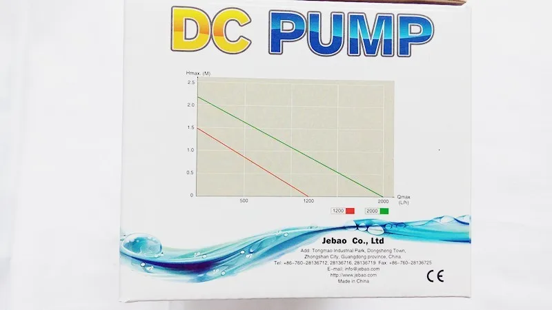 Jebao DC1200 погружной насос постоянного тока с переменной скоростью, идея для нано-бака