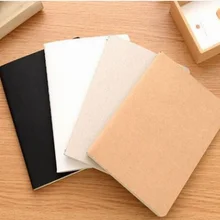 50 шт. DIY A6 симпатичный блокнот из крафт-бумаги с пустым Бумага творческий книга набросков модных костюмов для детей подарочная Корейская Канцелярия
