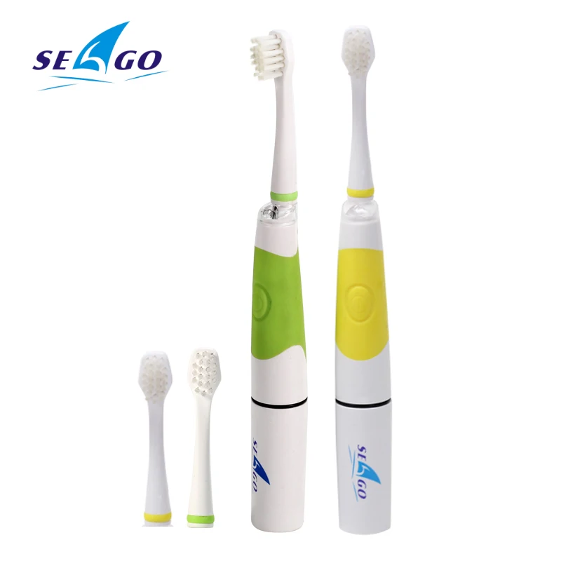 SEAGO Sonic Electric Toothbrush Kids Battery Tooth Brush LED Indicator