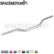 Серебряный алюминиевый fat руль для внедорожного эндуро крест питбайк dirtbike EXC SX SXF YZF XR XLR DRZ DR WR CR crm 230 250 400