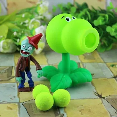 [Новинка] PVZ Растения против Зомби Peashooter ПВХ фигурка аниме модель игрушки подарки игрушки для детей Высокое качество Запуск растений - Цвет: 20