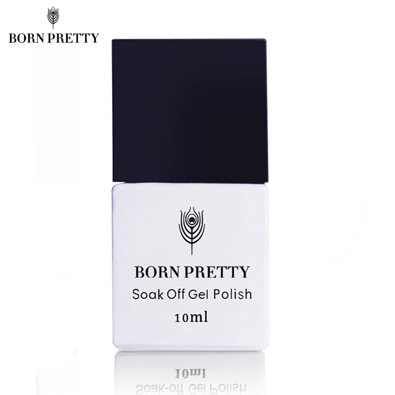 

BORN PRETTY Top Coat Nail Gel 10ml Transparent Base Coat UV Gel No Wipe Soak Off Manicure Nail Art Gel Polish