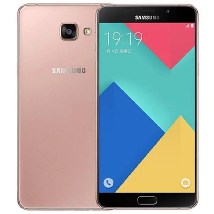 Разблокированный мобильный телефон samsung Galaxy A9 A9000 с двумя sim-картами и восьмиядерным процессором LTE 6,0 ''13MP rom 32G 1080P Восстановленный мобильный телефон - Цвет: Pink