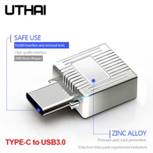 UTHAI C07 mini type C usb3.1 Micro SD TF кардридер для Macbook или смартфона с интерфейсом type c