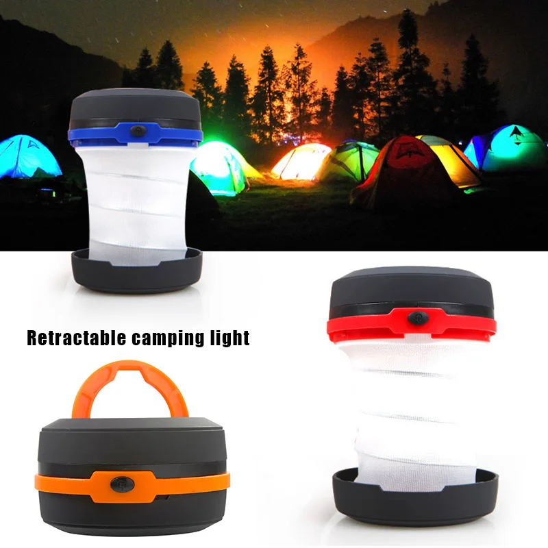 

Portable Camping LED Night Light Lamp Lantern Collapsable Flashlight for Outdoor SMN88