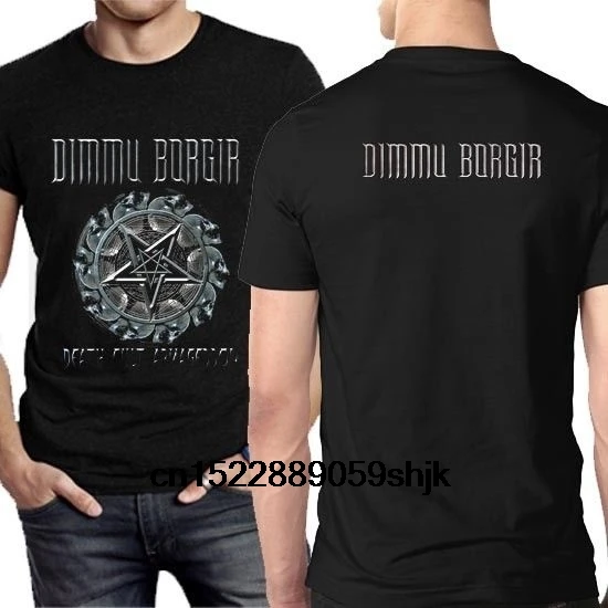 

Dimmu Borgir Tee Two Sides Tshirt New Mens T-shirt Round Neck Short Sleeves Tops Clothing