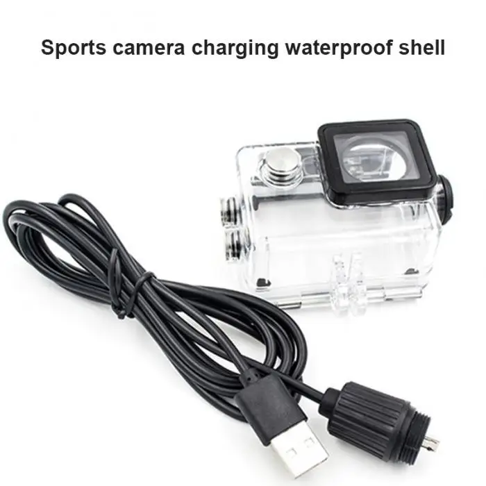 Камера аксессуары Водонепроницаемый чехол с USB кабель Зарядное устройство чехол для SJCAM Sj4000 Sj7000 Sj9000 SD998