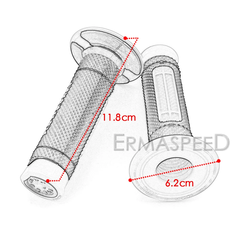 Мотоцикл ручками для KAWASAKI Z250 Z300 Z800 Z1000 ниндзя 400 7/8 ''22 мм ручка резиновая бар гелевая ручка зеленый модифицированное дополнение