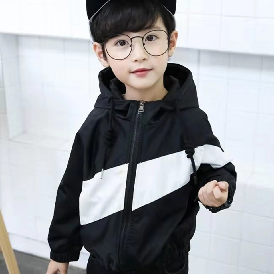 

New Brand Kids Clothes Boys Jackets Children Hooded Windbreaker Waterproof Hoodies Toddler Baby Boys Coat For Kids 3-12 Years