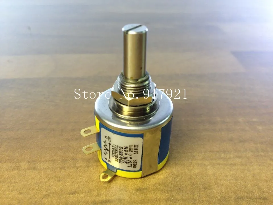 

[ZOB] The original VISHAY 534.8872 20K high precision multi turn potentiometer switch (Spain) --2pcs/lot