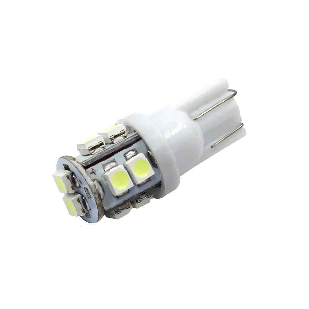 BA9S Led 12V DC T4W T10 T11 3528 10 SMD обратный светильник Автомобильные светодиодные лампы белый синий красный зеленый Янтарный розовый, ледяной голубой