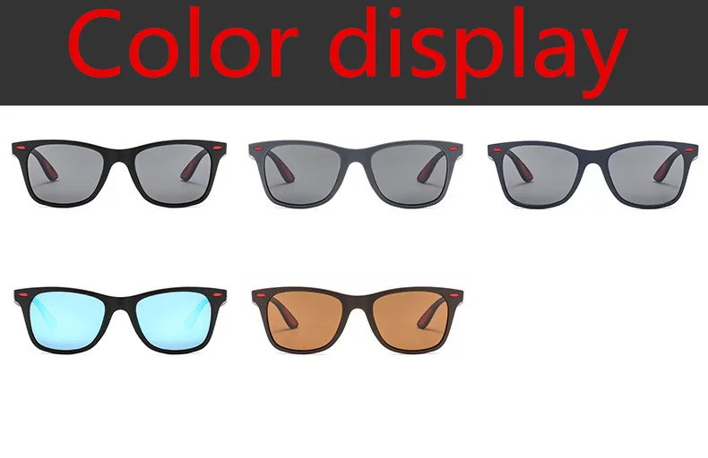 ASUOP 2019 new square polarized men's sunglasses UV400 fashion ladies glasses classic brand designer sports driving sunglasses (2)