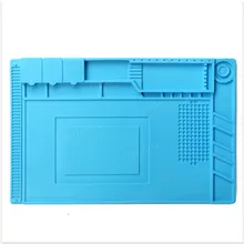 45x30 см Магнитный Теплоизоляционный силиконовый Настольный коврик для обслуживания платформы с магнитной секцией для паяльной станции BGA